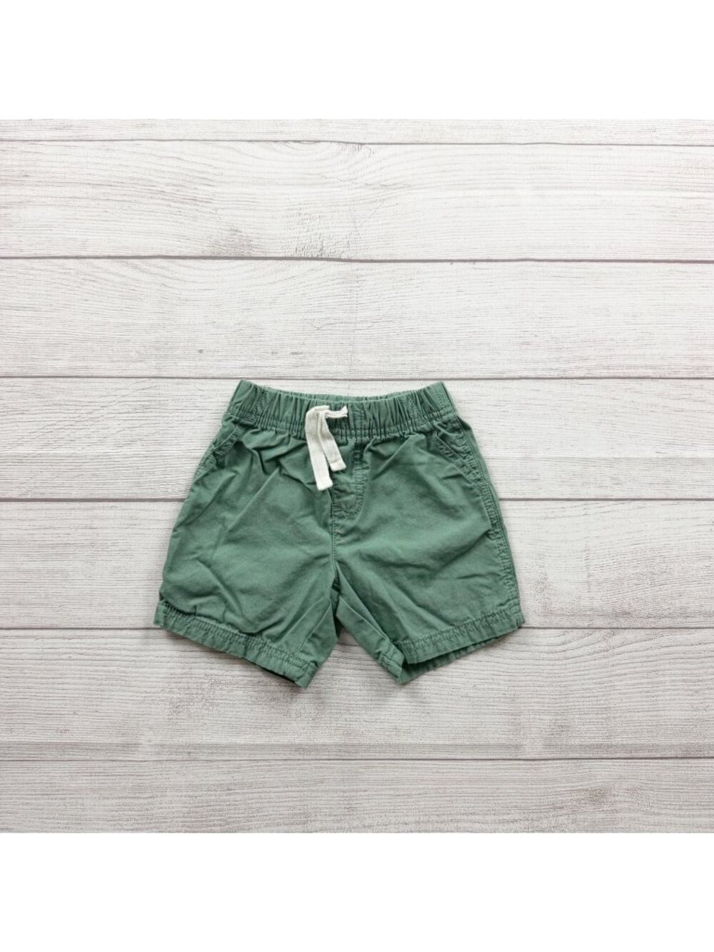 Just One You Carter's Baby Green Pull On Shorts Pockets 12-18 Months